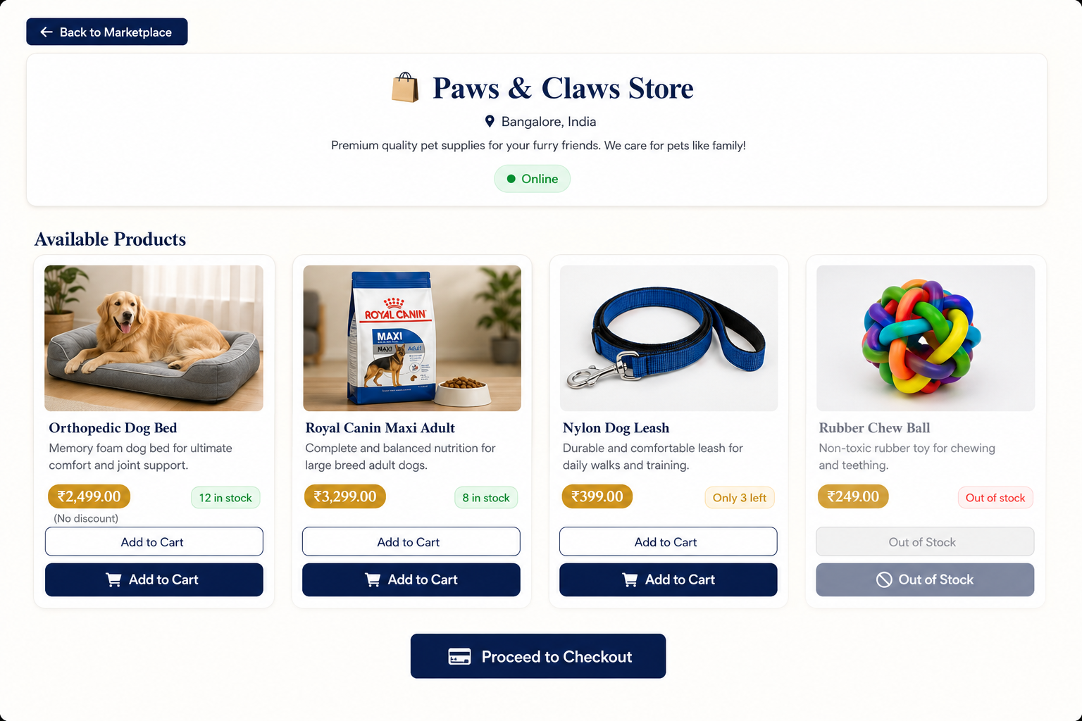 PawMart browse